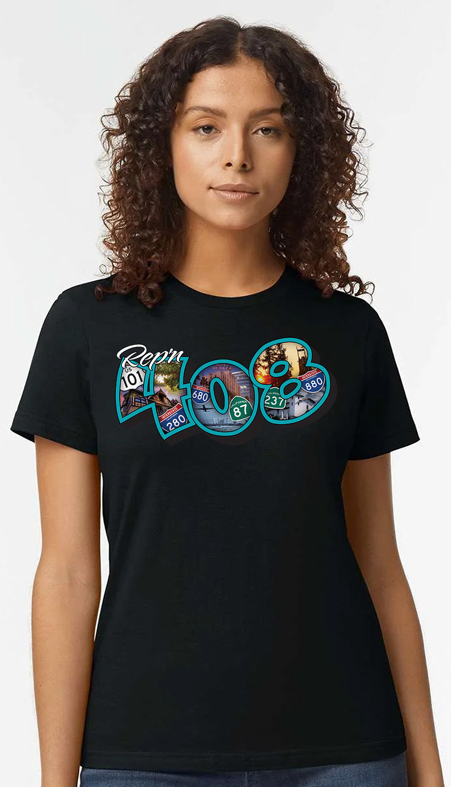 Womens Cap Sleeve Repn'n 408 Shirt