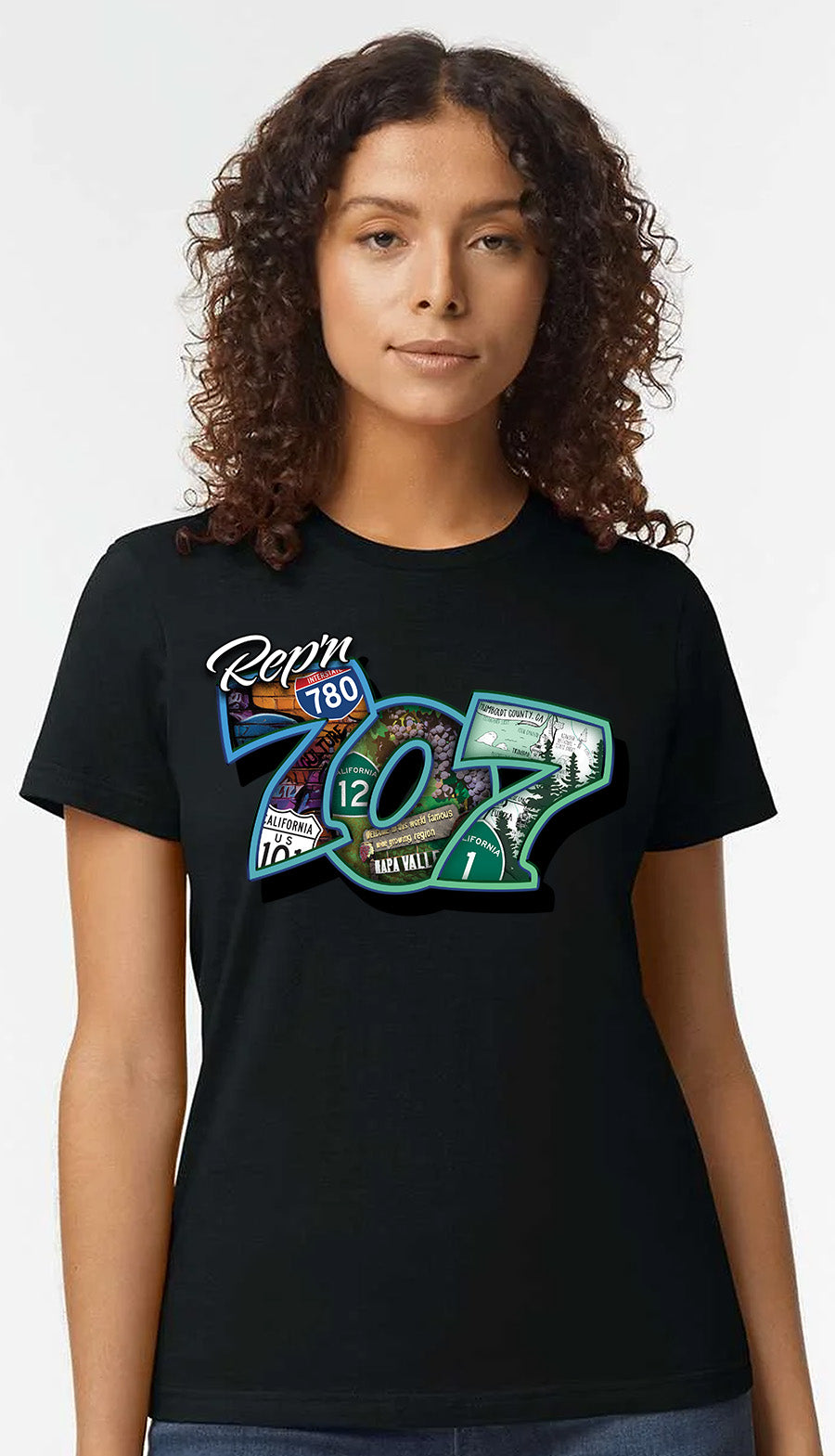Womens Cap Sleeve Repn'n 707 Shirt